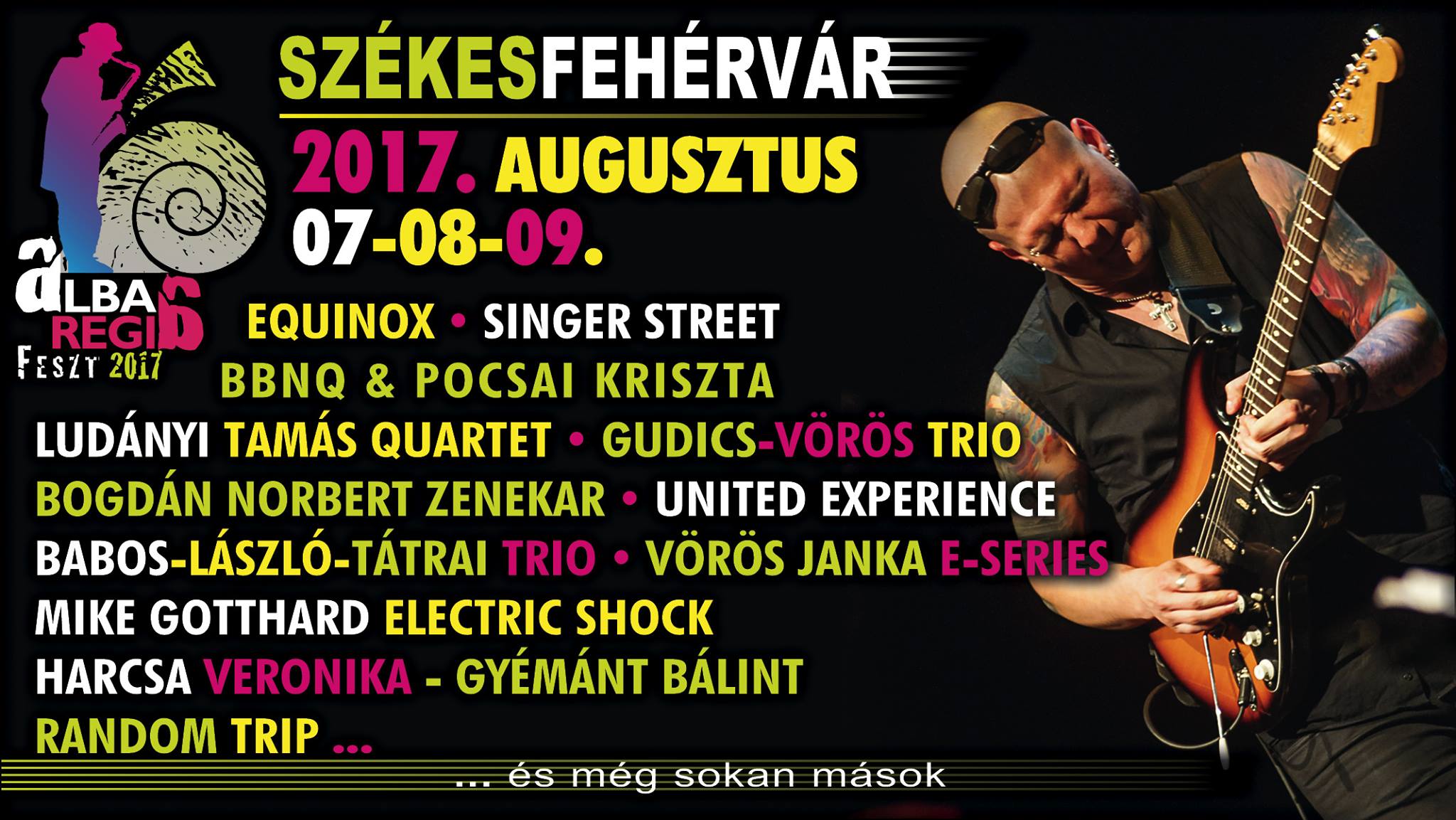 Alba Regia Feszt - Jazz a nyárban augusztus 7 és 9 között Székesfehérváron