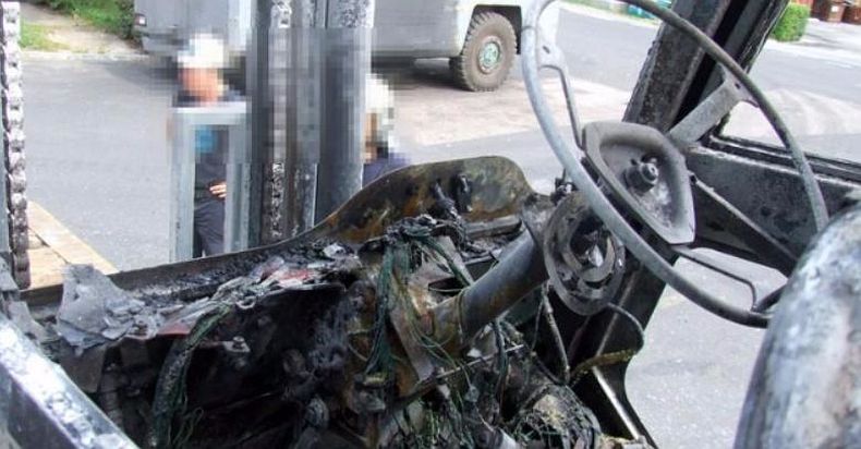 Targonca gyulladt ki egy fehérvári ipari üzemben