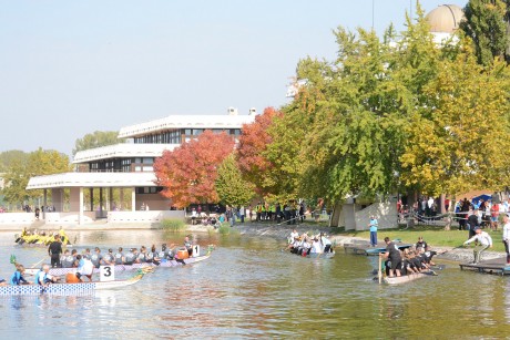 Újra birtokba vették a megújult Csónakázó-tavat a Sárkányhajók