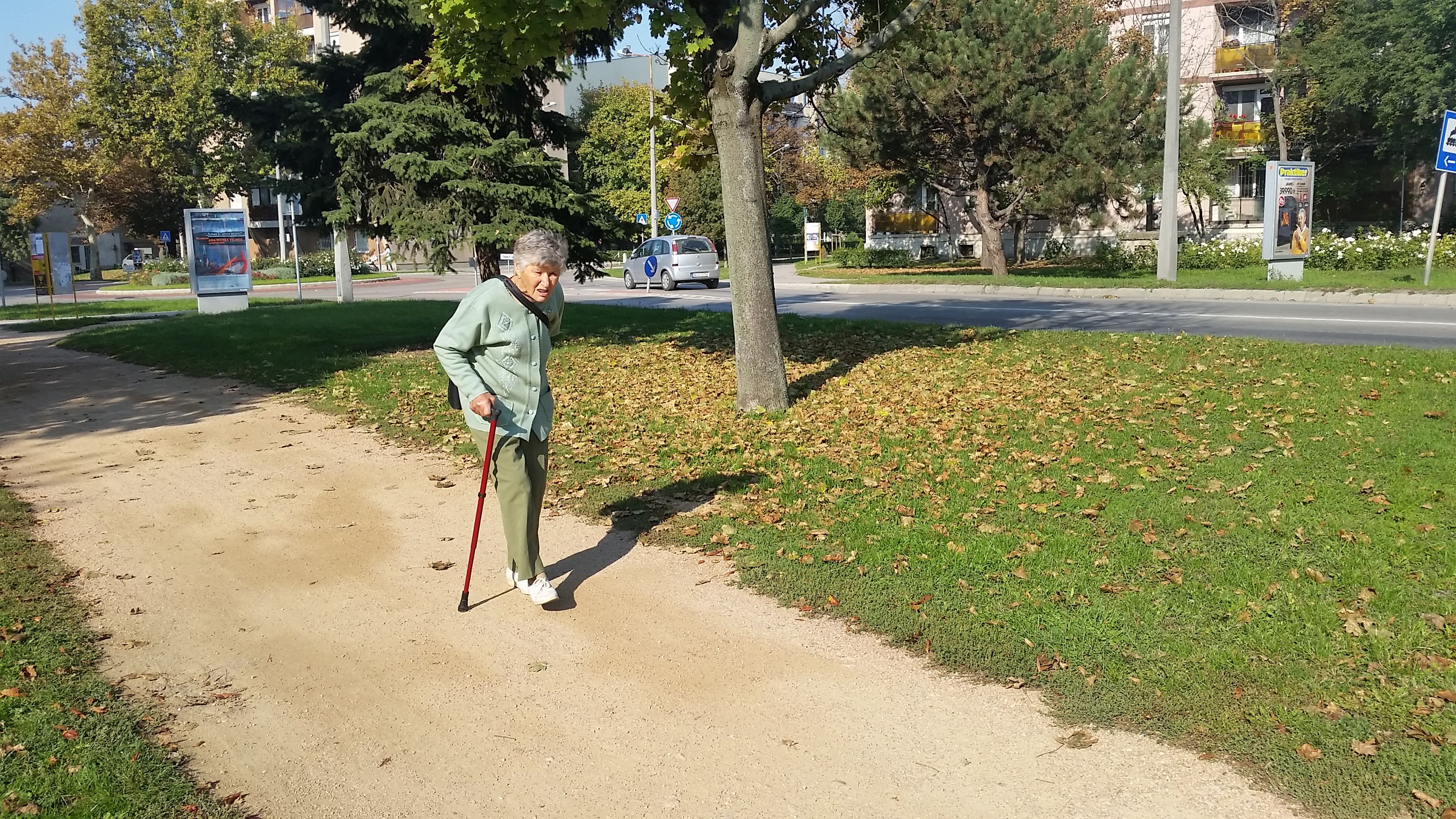 Térköves járda épül a Lövölde úton, az Orosz temető mellett