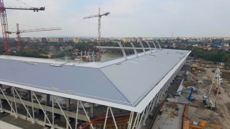Százkilós bombát találtak a Videoton-stadion építkezésén