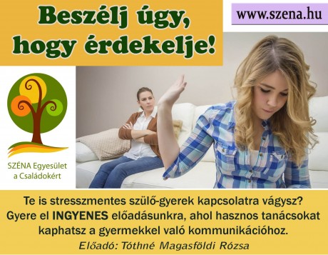Beszélj úgy, hogy érdekelje - a szülő-gyerek kapcsolat lesz a téma