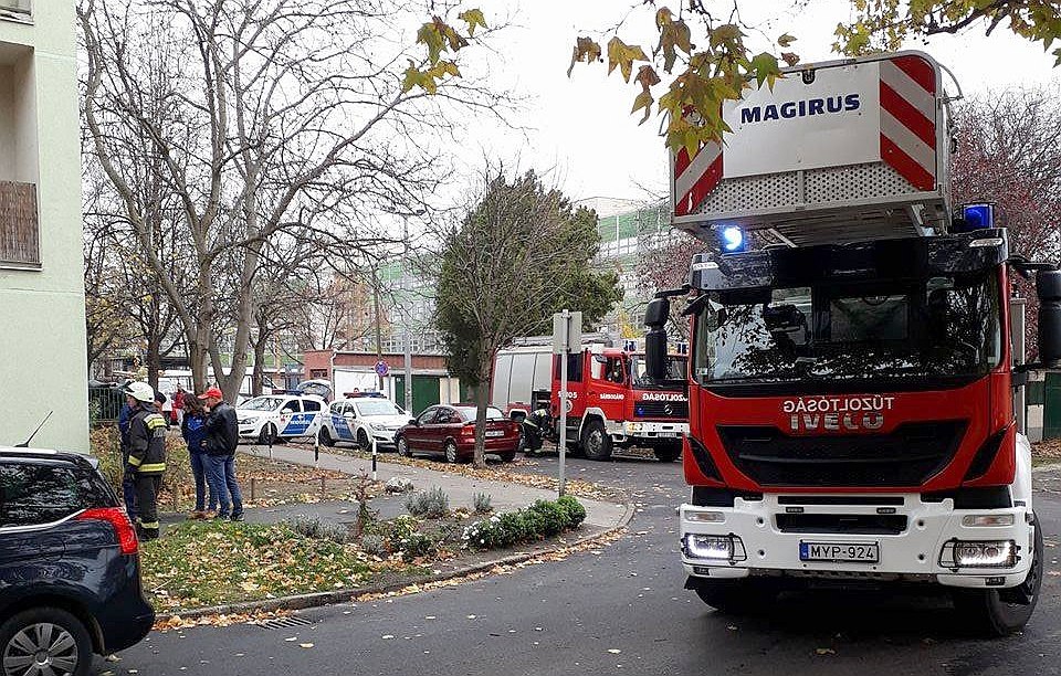 Egy konyha gyulladt ki kedden délelőtt a Horvát István lakótelepen