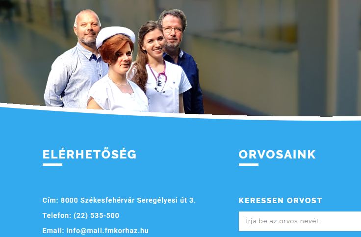 Megújult a Szent György Kórház honlapja - minden lényeges információ megtalálható