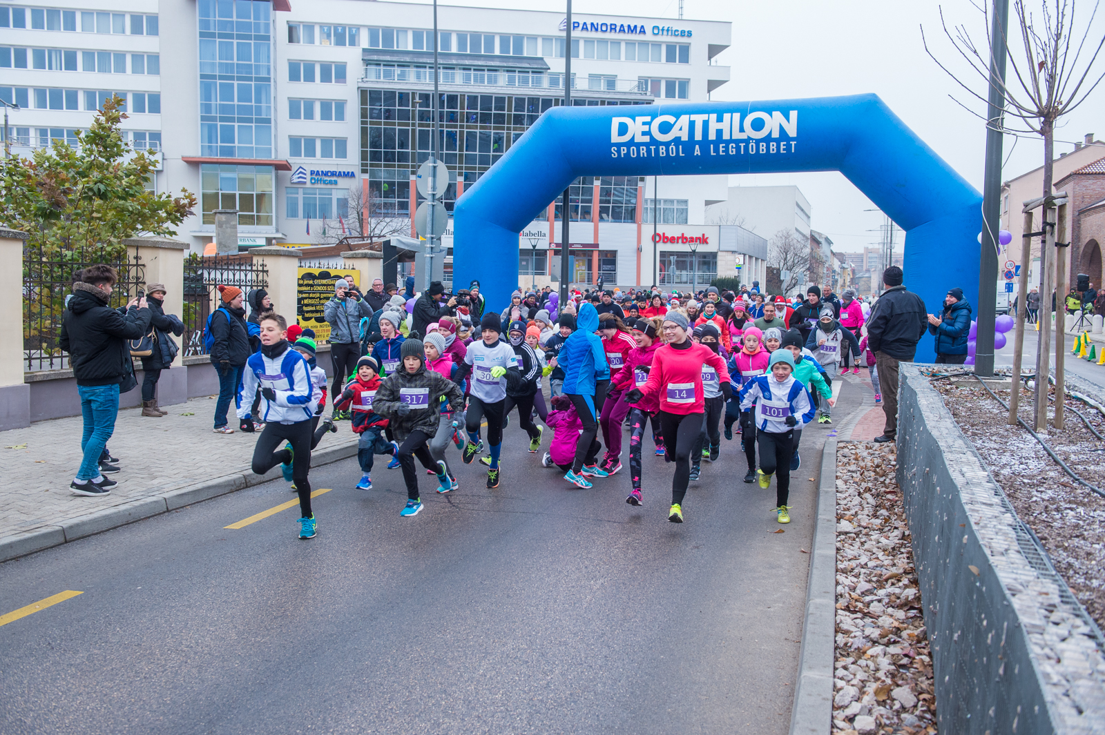 A hidegben is sokan futottak a jótékony célért