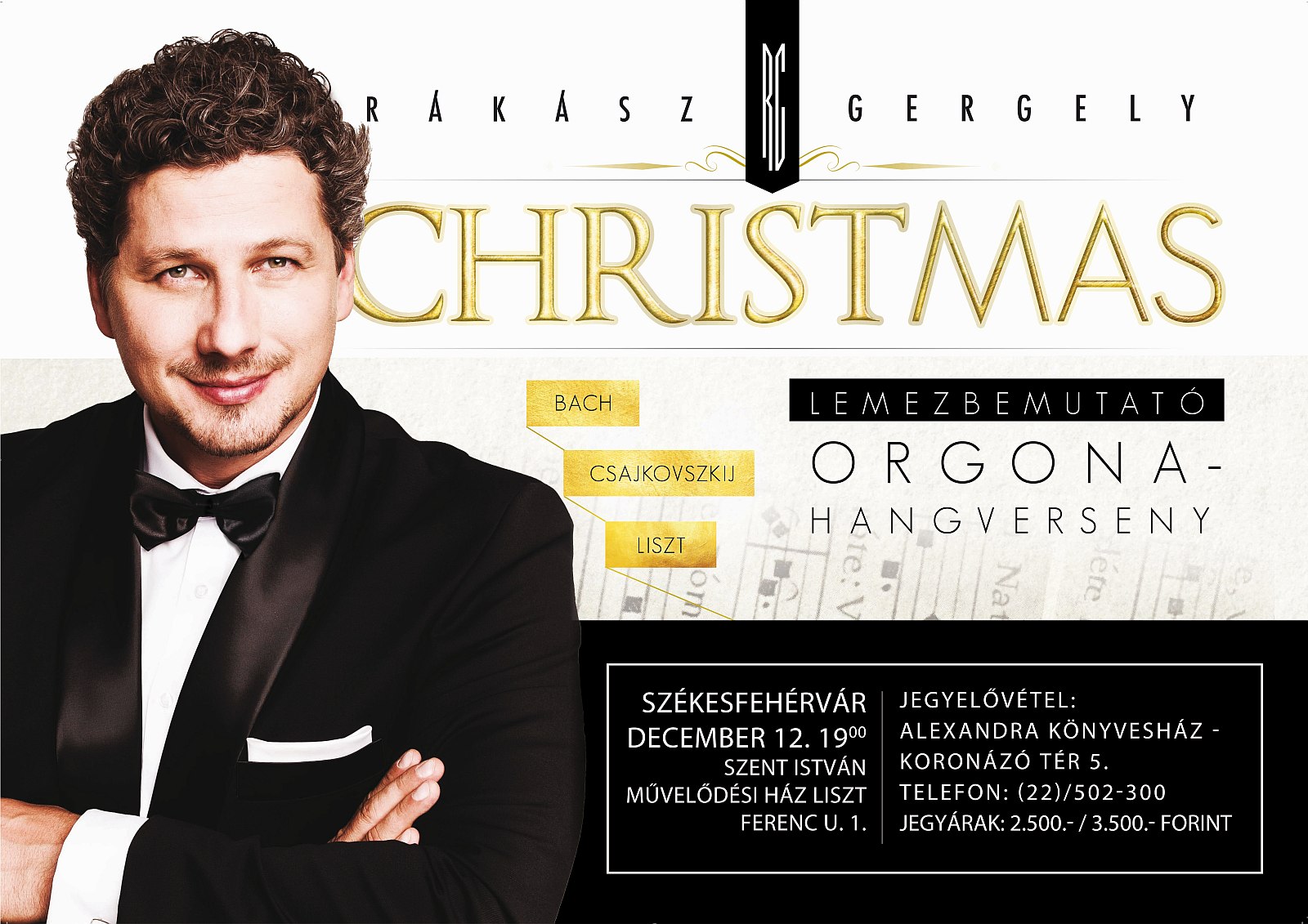Beszélgetés Rákász Gergellyel a székesfehérvári karácsonyi koncertje előtt