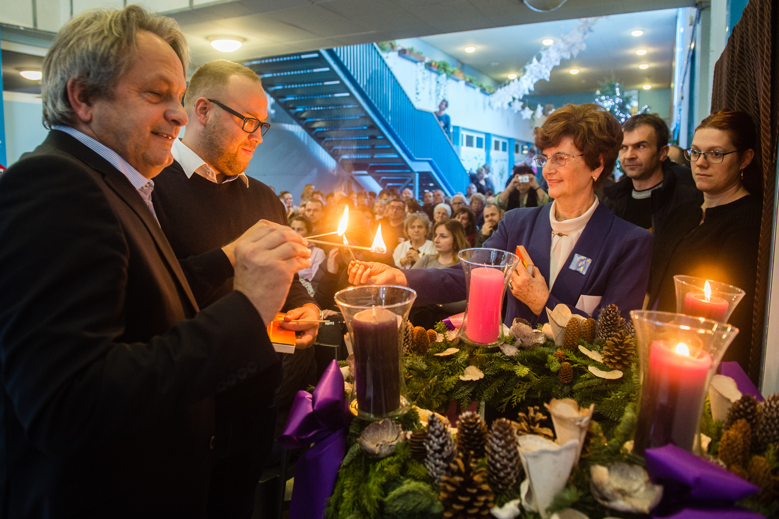 Az öröm és a szeretet gyertyáját is meggyújtották a Vízivárosi Adventen