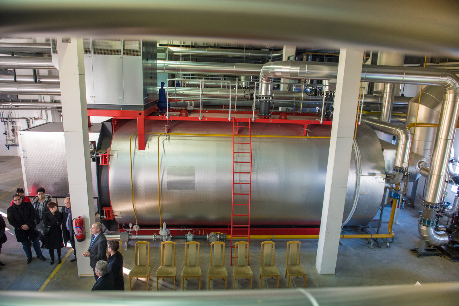 Elindították a két új gázkazánt a Bakony utcában