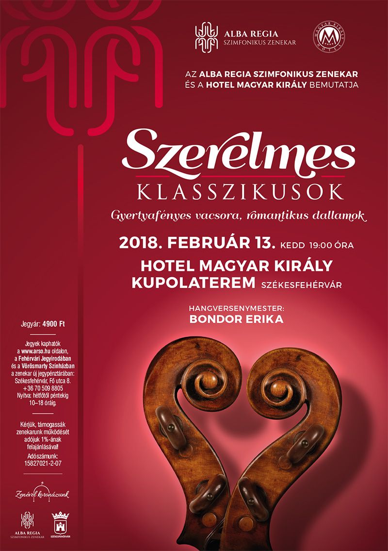 Szerelmes klasszikusokkal készülnek Valentin-napra a szimfonikusok