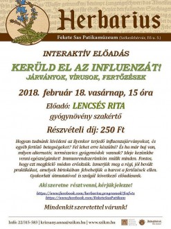 Kerüld el az influenzát! - különböző praktikákról lesz szó a Fekete Sasban