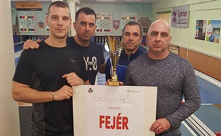 Bronzéremmel tértek haza a fehérvári tűzoltók az országos tekebajnokságról