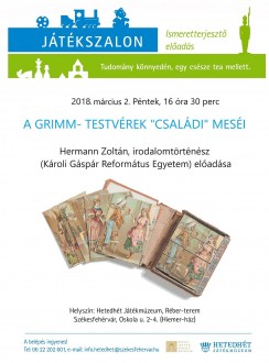 A Grimm-testvérek meséivel kezdődik az idei Játék Szalon