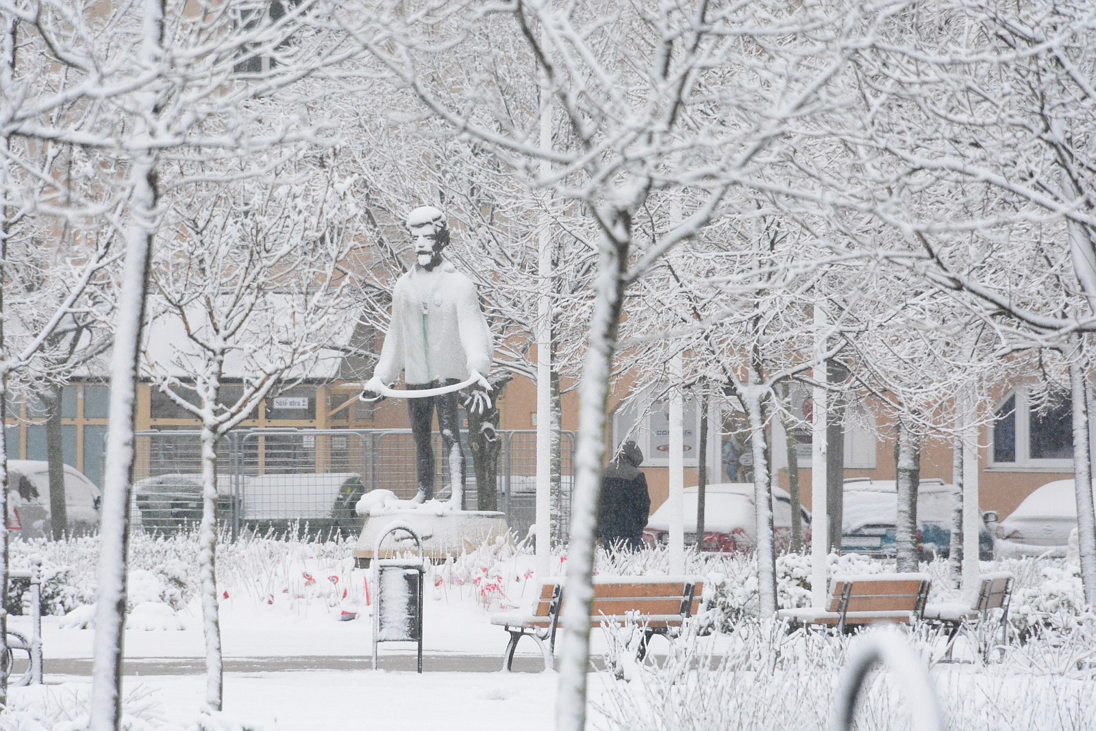 Székesfehérvárra is megérkezett a márciusi hó - reggeli körkép