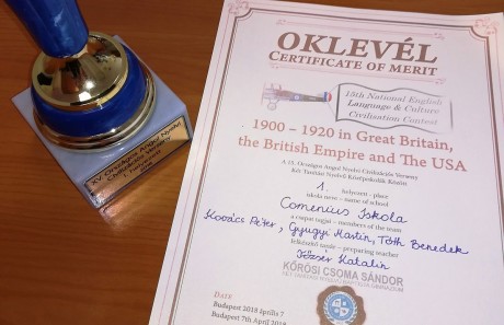 Brillíroztak a Comenius diákjai a hétvégi angol kulturális versenyen