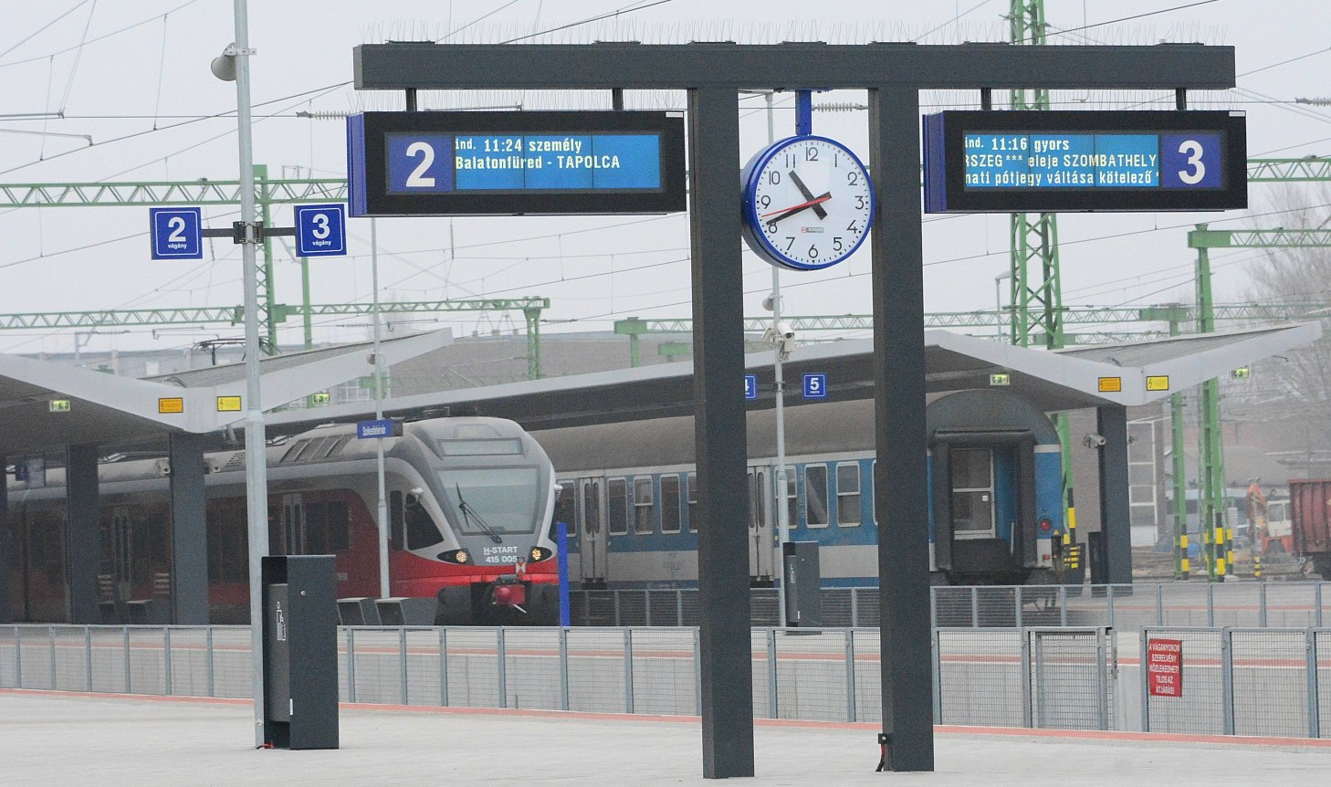 Fehérvárról is gyorsabb lesz vonattal az északi partra