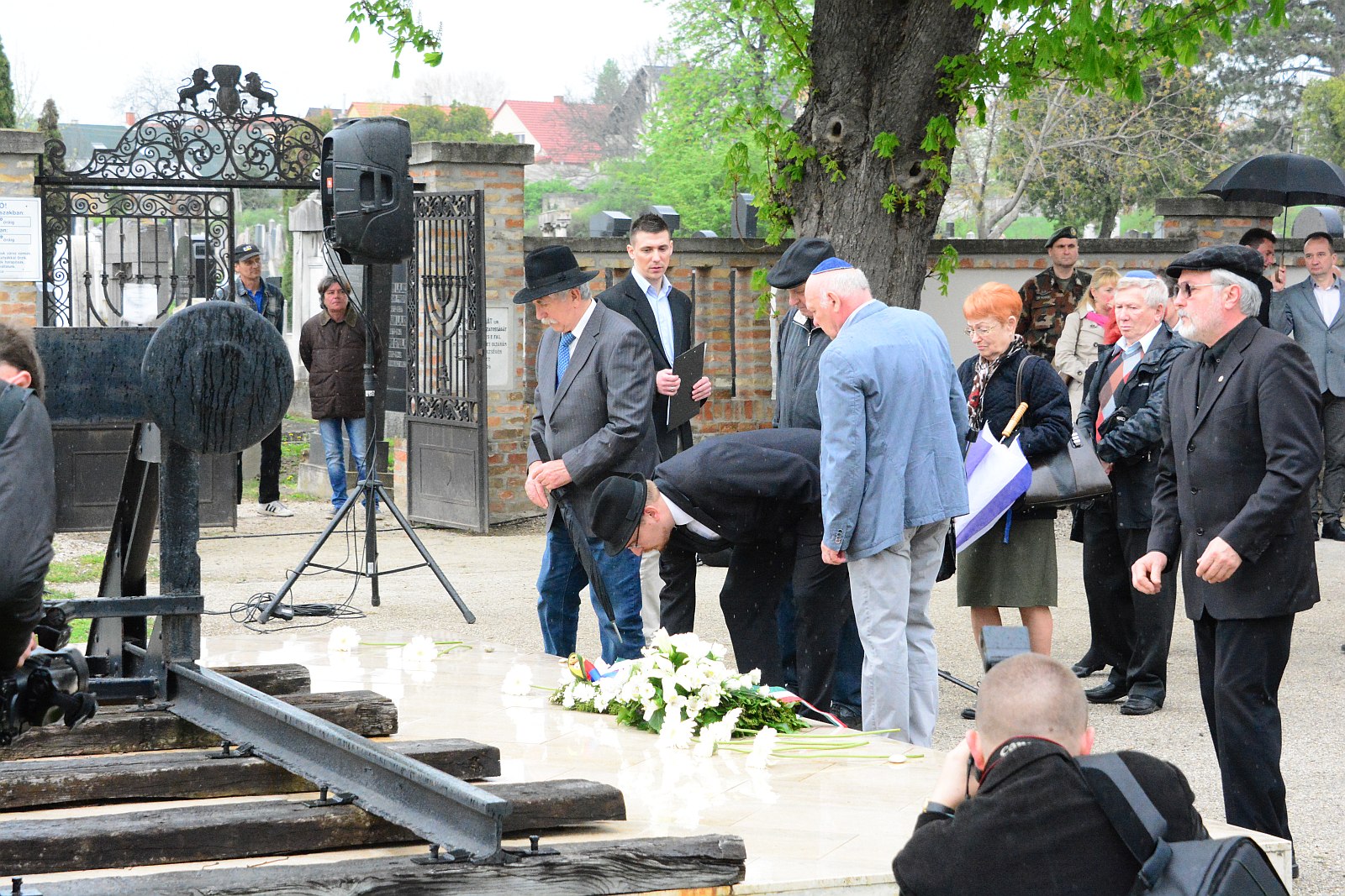 A Holokauszt áldozataira emlékeztek hétfőn Székesfehérváron
