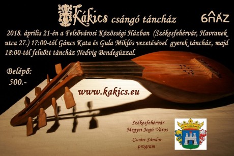 Csángó táncház lesz a Kákics Együttessel szombaton a Felsővárosi Közösségi Házban