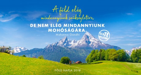 A FÖLD NAPJA - elárasztjuk magunkat a műanyag szeméttel