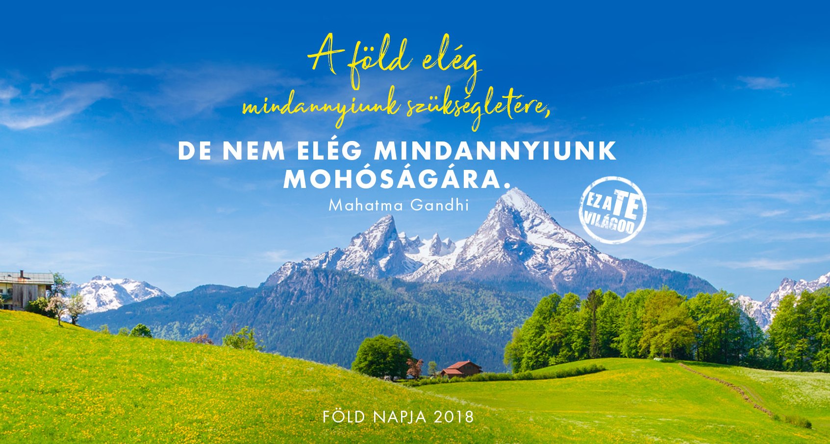 A FÖLD NAPJA - elárasztjuk magunkat a műanyag szeméttel