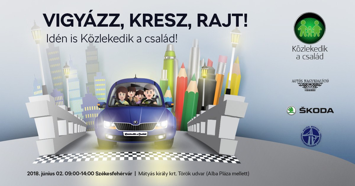 Június 2-án lesz a Közlekedik a család sorozat fehérvári versenye
