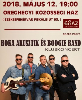 Klubkoncert lesz szombaton az Öreghegyi Közösségi Házban