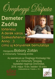 Folytatódik az Öreghegyi Disputa - Dr. Demeter Zsófia lesz a keddi vendég