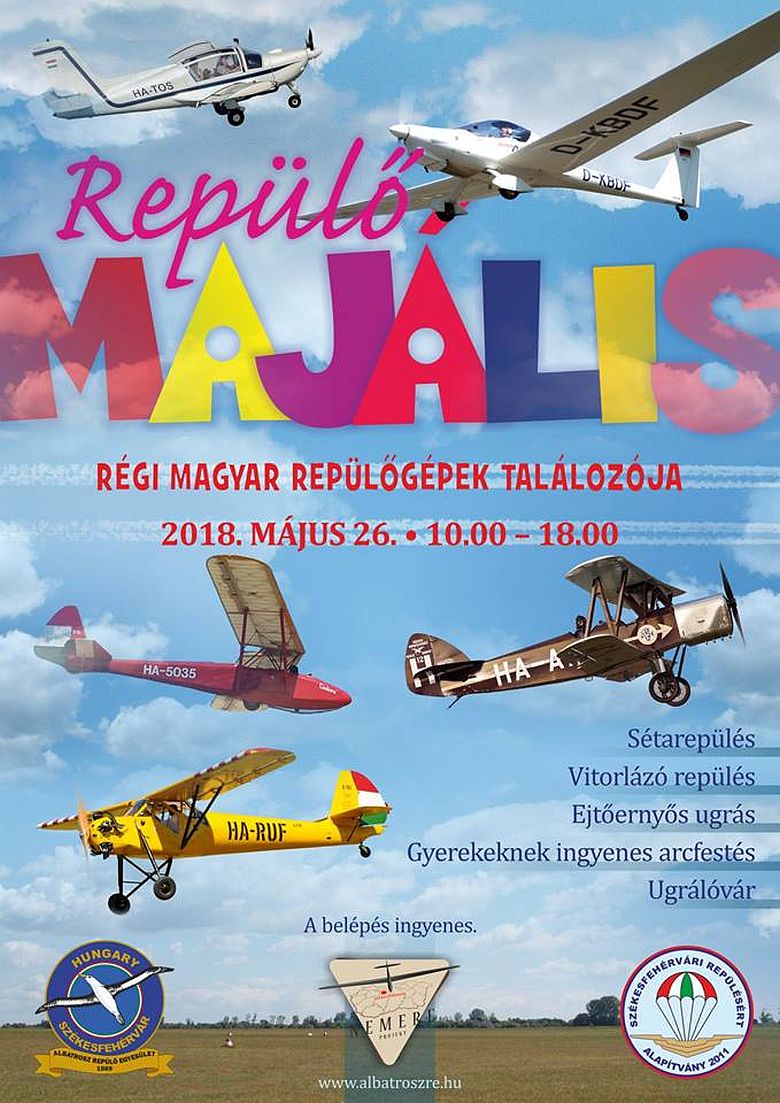 Régi magyar gépeket is láthatunk a szombati Repülő Majálison Börgöndön