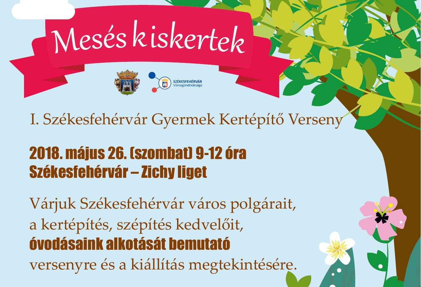Mesés kiskertek - fehérvári óvodások építenek kiskerteket a Zichy ligetben