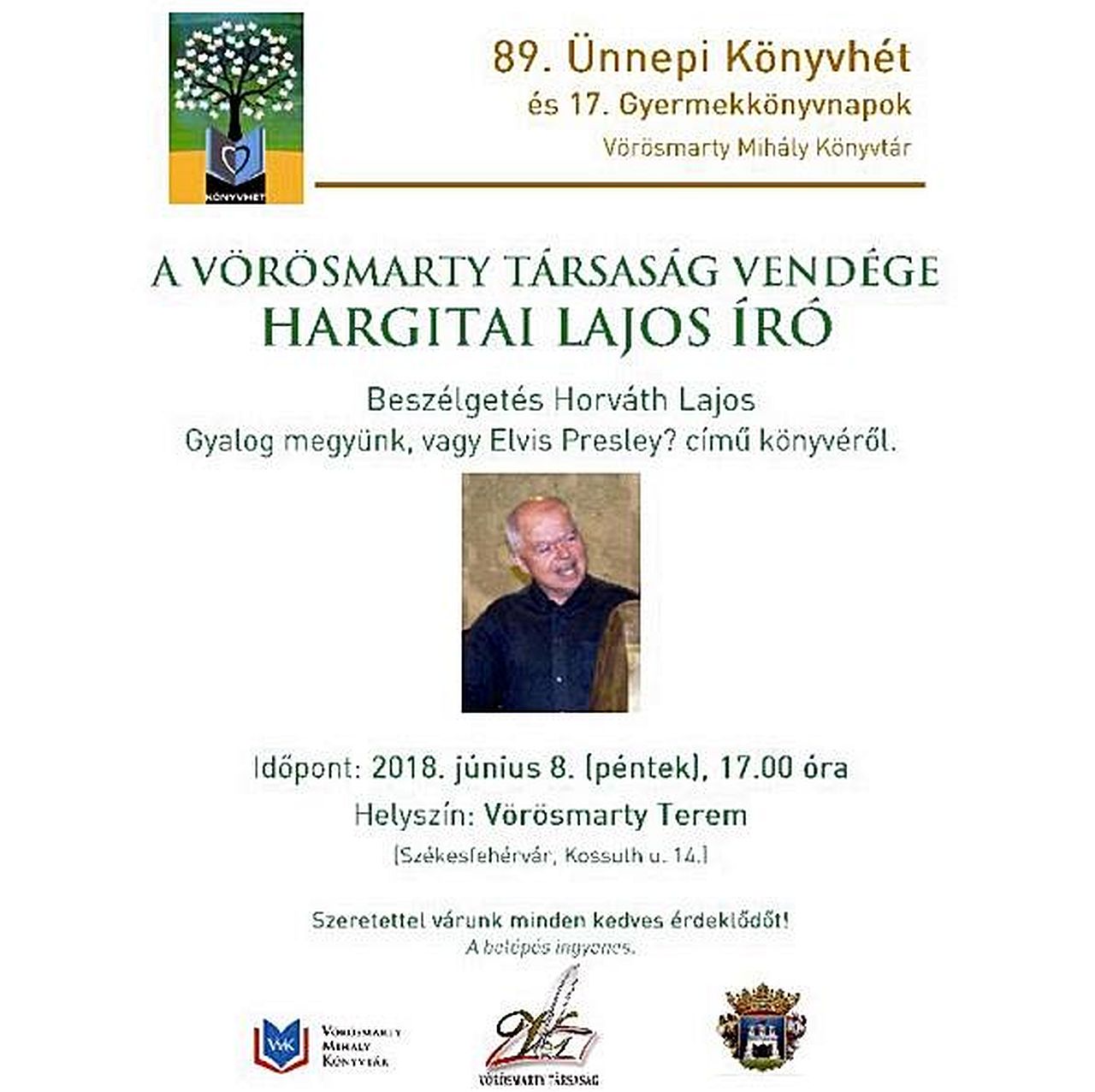 Gyalog megyünk vagy Elvis Presley - Horváth Lajos kötetét mutatják be pénteken