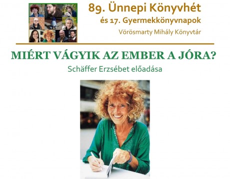 Miért vágyik az ember a jóra? - Schäffer Erzsébet előadása az Olvasóteremben