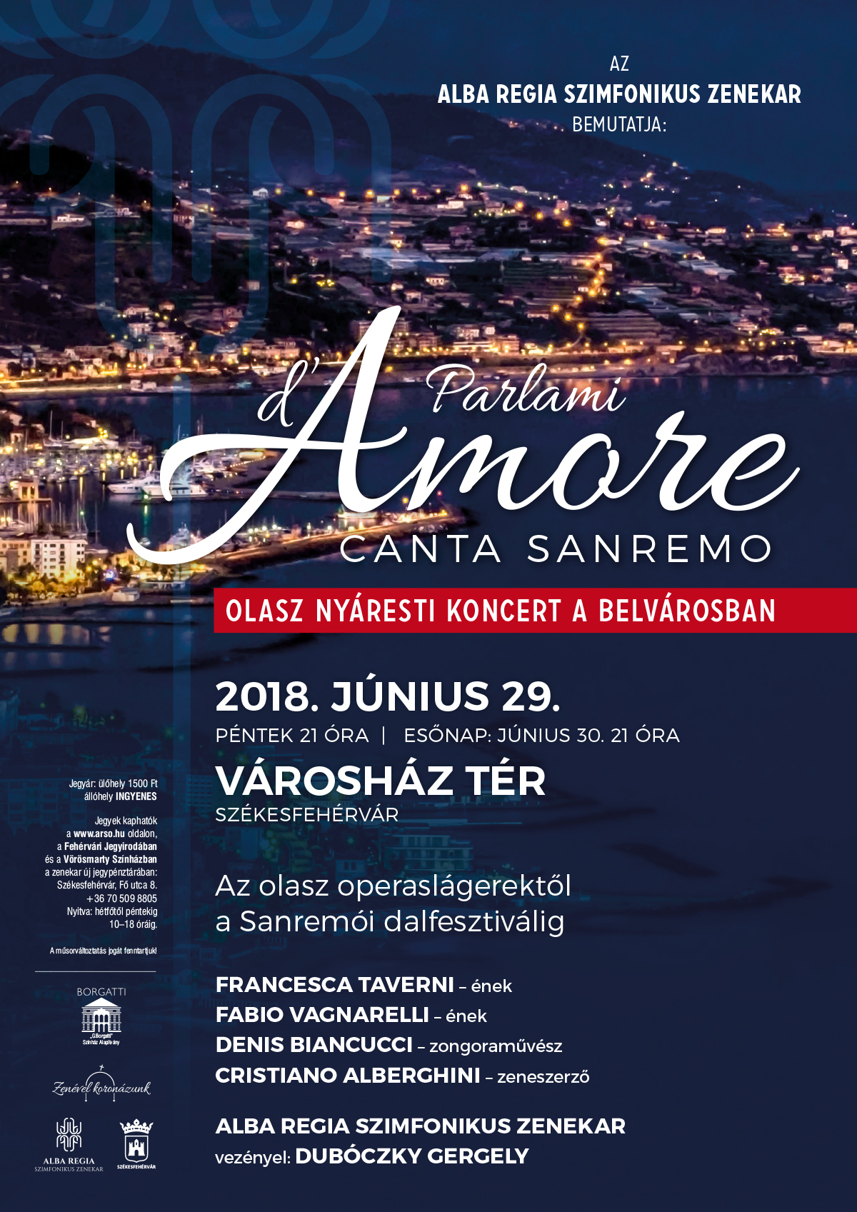 A sanremoi dalfesztivál hangulata költözik a Belvárosba