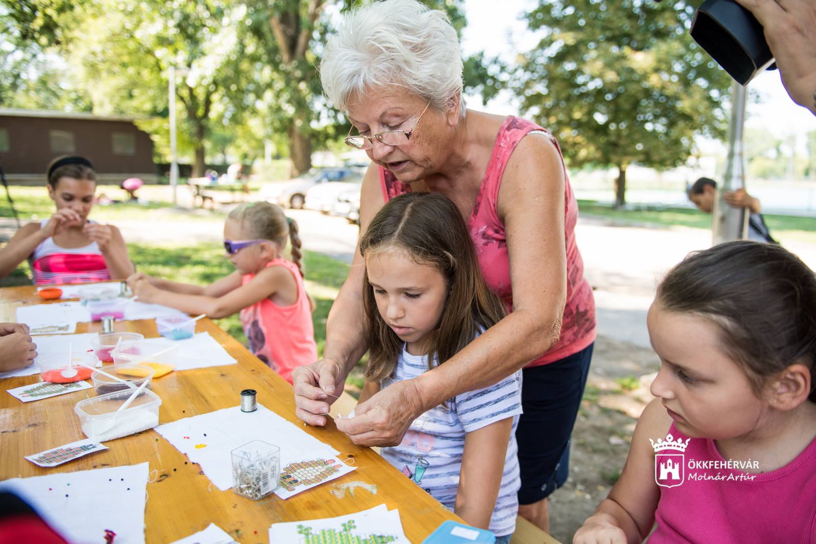 Kézműves nap volt kedden a Napraforgó táborban