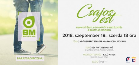 Szerdán folytatódik a Csajos estek sorozat a Barátság moziban