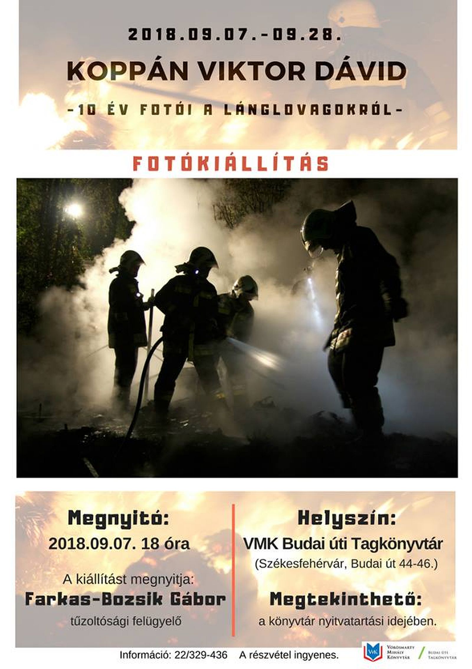 10 év fotói a lánglovagokról - Koppán Viktor Dávid kiállítása a Budai úti Tagkönyvtárban