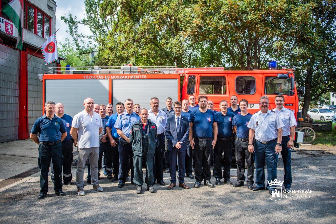 Mintegy negyven tűzoltónak ad munkát a nemrégiben alakult Alba Tűzőrség Kft.