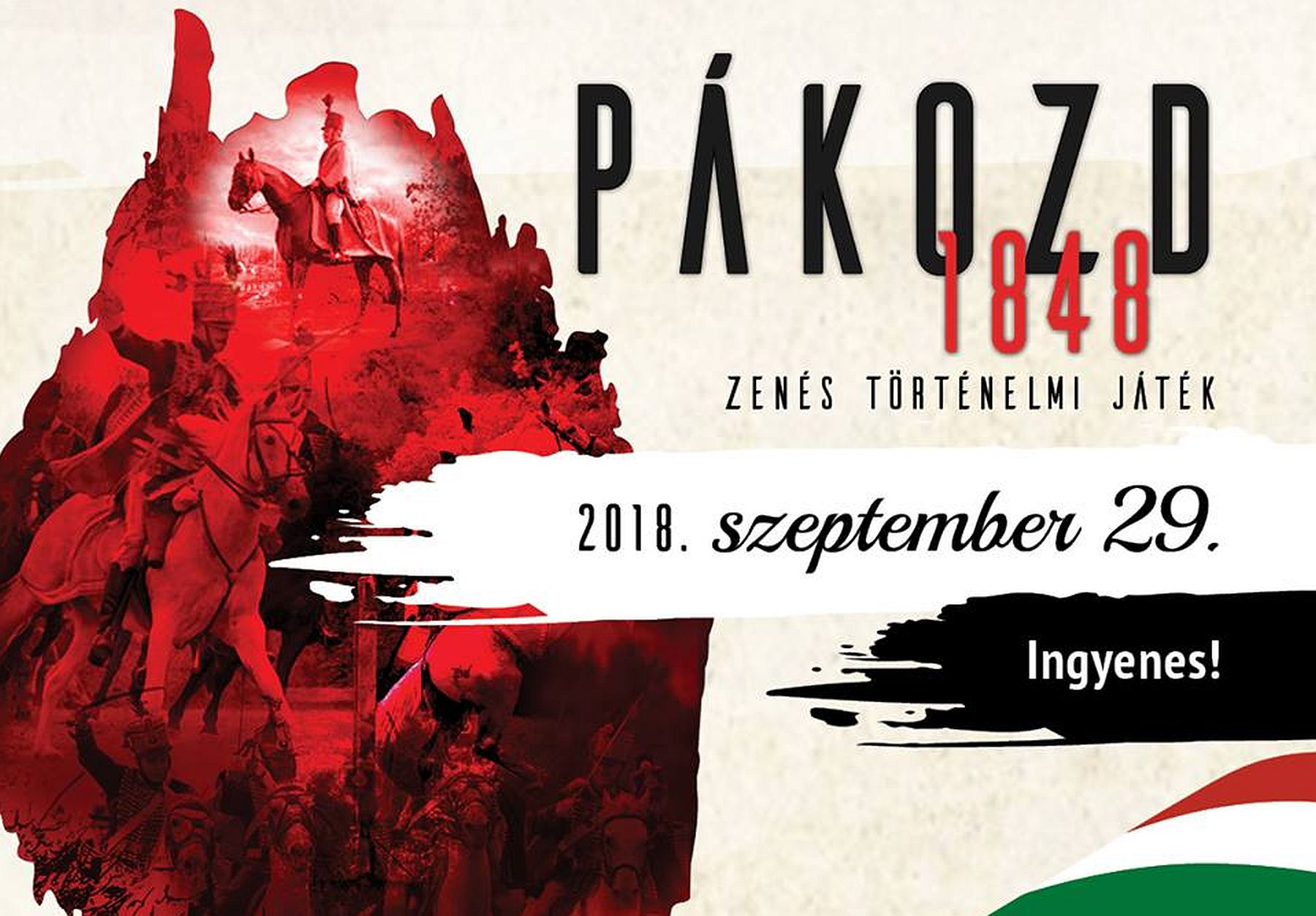 Pákozd 1848 - zenés történelmi játék a 170. évforduló tiszteletére a Katonai Emlékparkban