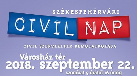 Gyermekprogramokkal is készülnek - szombaton a Városház téren lesz a Civil Nap