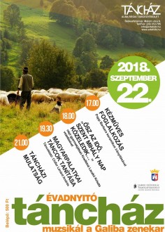 Évadnyitó a Táncházban - kézműveskedés, népi gyermekjátszó és mulatság is lesz