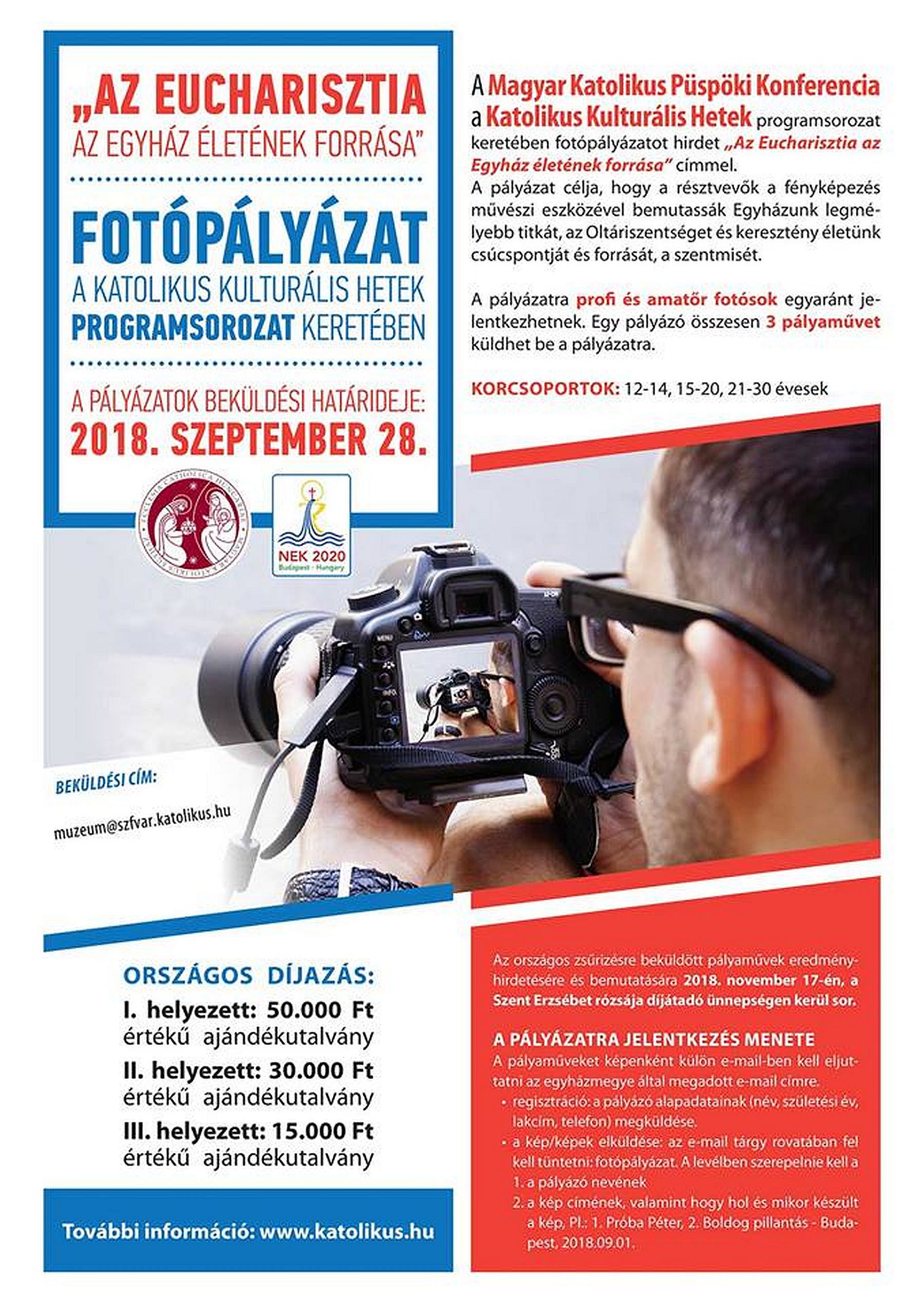 „Az Eucharisztia az Egyház életének forrása” - fotópályázatot hirdetett a MKPK