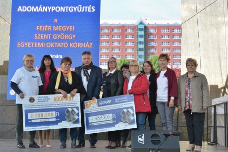 Richter Egészségváros - közel hat és fél millió forint gyűlt össze Székesfehérváron