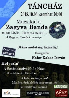 Táncház lesz a Zagyva Bandával A Szabadművelődés Házában