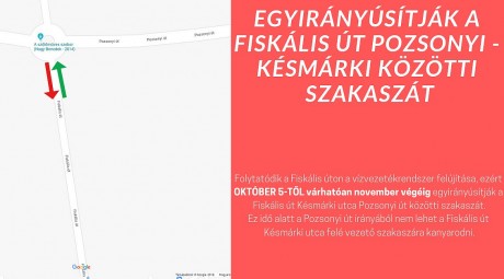 A Késmárki - Pozsonyi szakaszon folytatódik a Fiskális úton a vízvezeték-építés