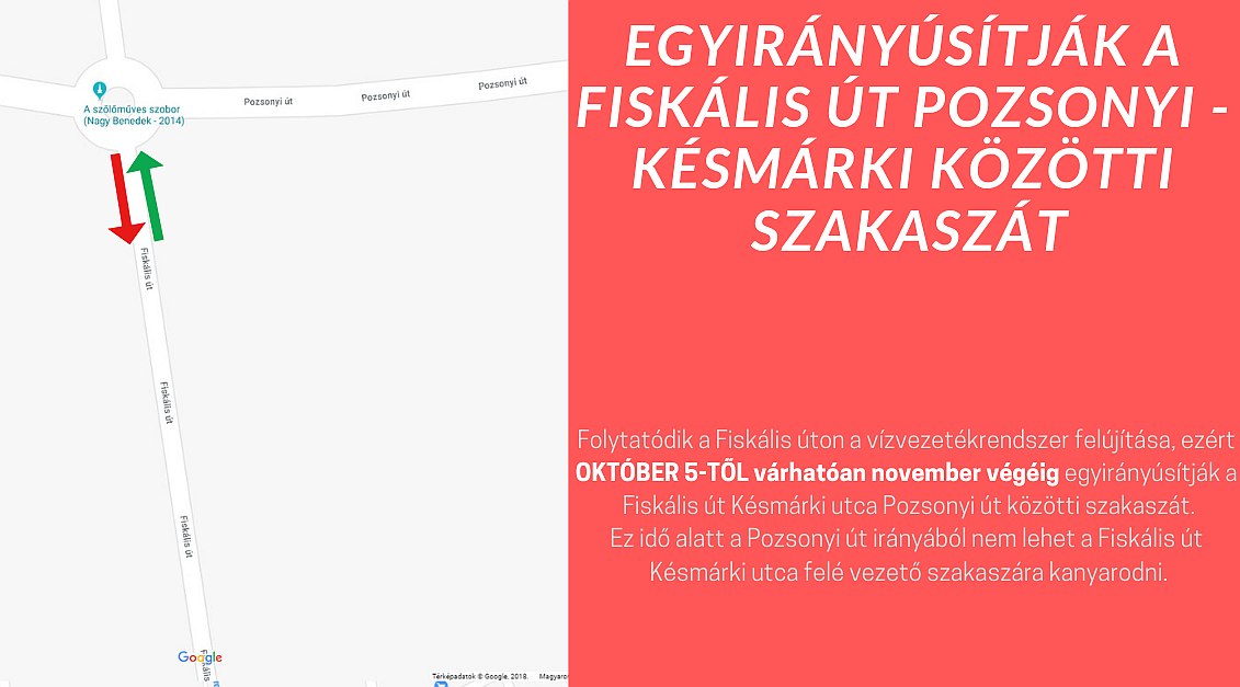 A Késmárki - Pozsonyi szakaszon folytatódik a Fiskális úton a vízvezeték-építés