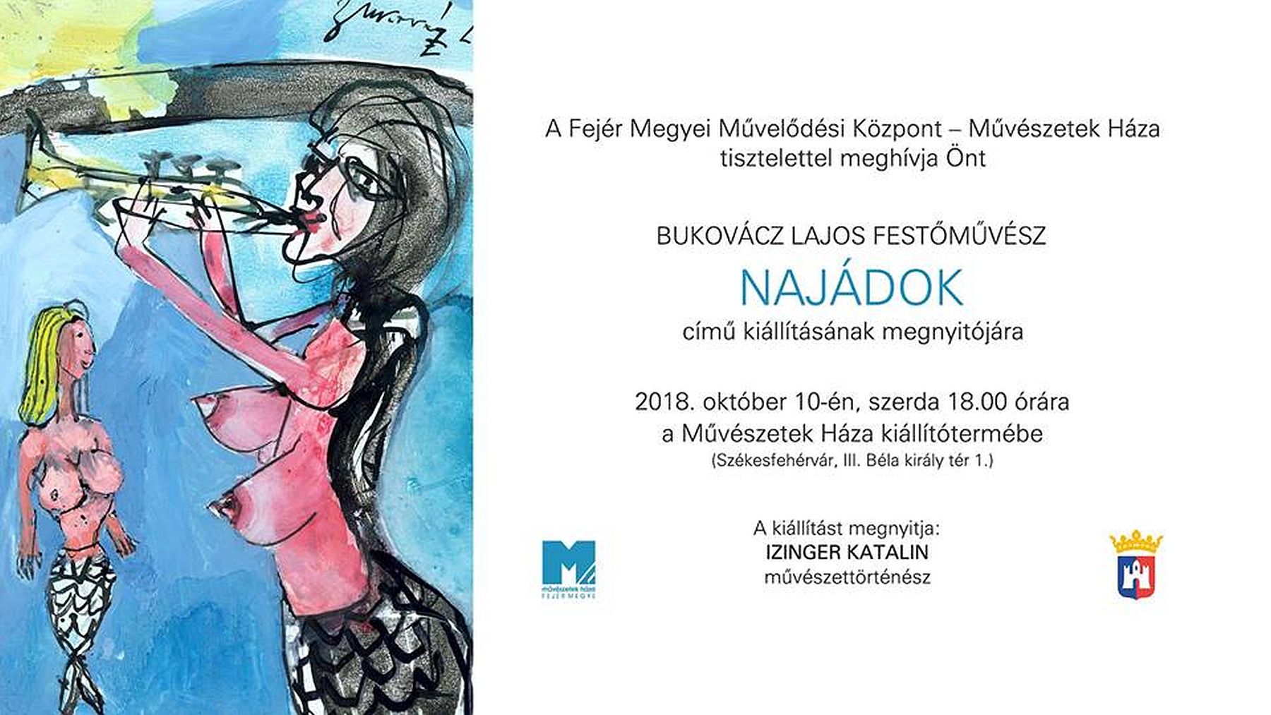 NAJÁDOK - szerdán nyílik Bukovácz Lajos, festőművész kiállítása