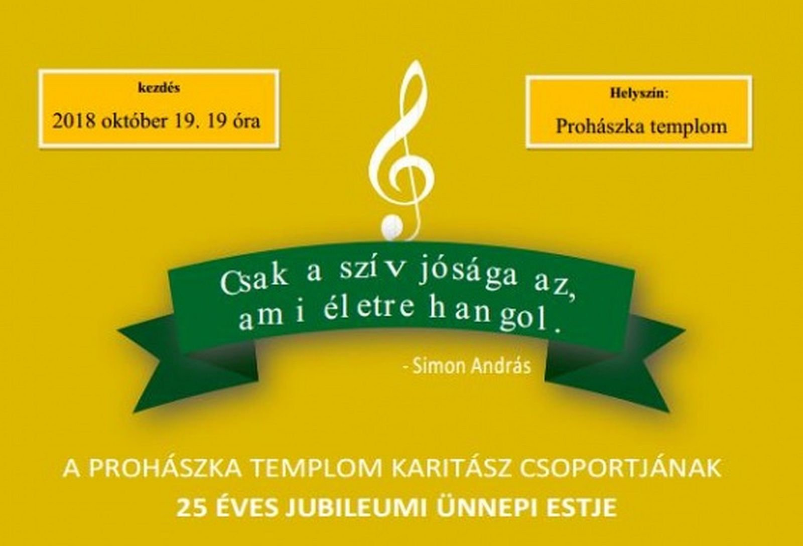 25 esztendős a Prohászka-templom Karitász csoportja - jótékonysági est lesz pénteken