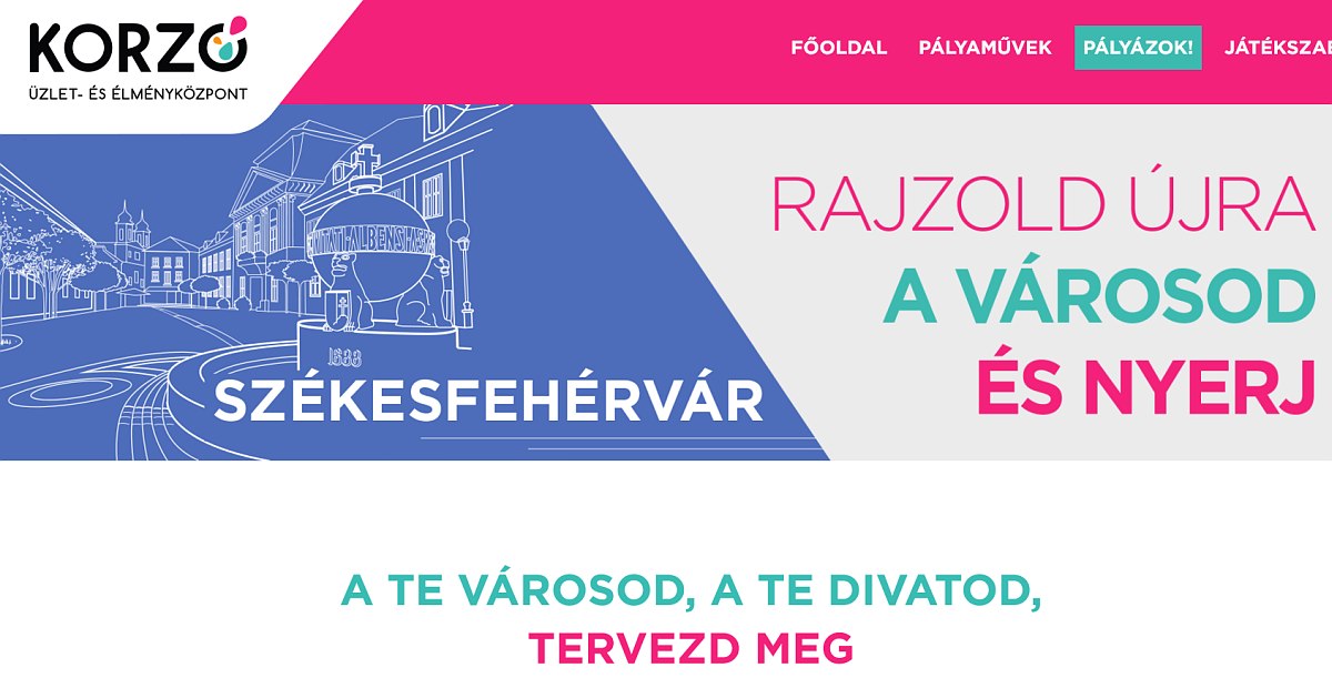 Hátizsákodon a városod - még négy napig lehet jelentkezni a Korzó alkotópályázatára