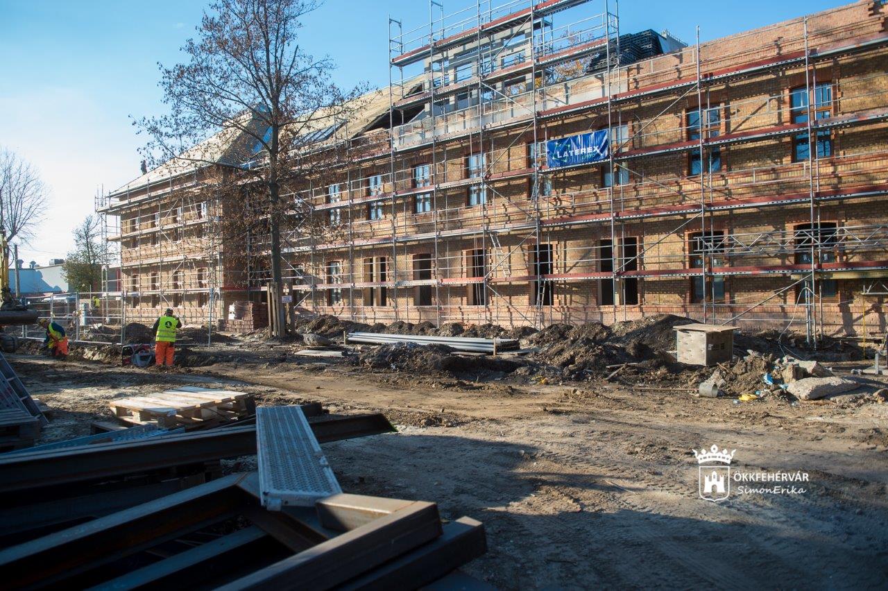 Tavasz végére készülhet el a Corvinus székesfehérvári campusának B épülete