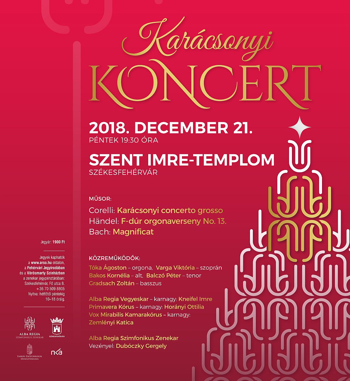 Corelli, Händel és Bach az Alba Regia Szimfonikusok karácsonyi koncertjén