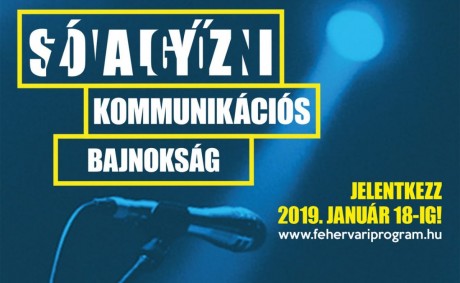 Szóval győzni - január 18-ig lehet jelentkezni az egyedülálló vetélkedőre