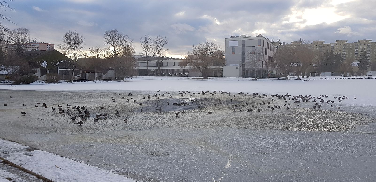 Veszélyes és tilos a fehérvári tavak jegére menni